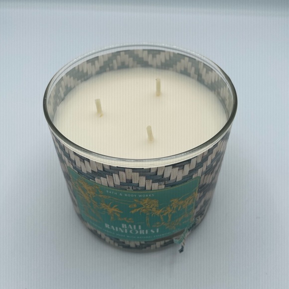 Bali Rainforest Bath and Body Works 3 Wick Candle - Picture 2 of 3